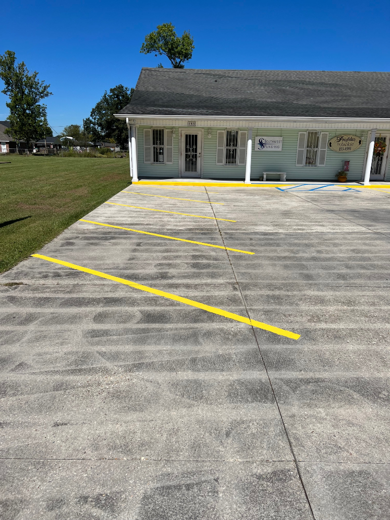 Parking Lot Striping and Building Soft washing in Houma, LA