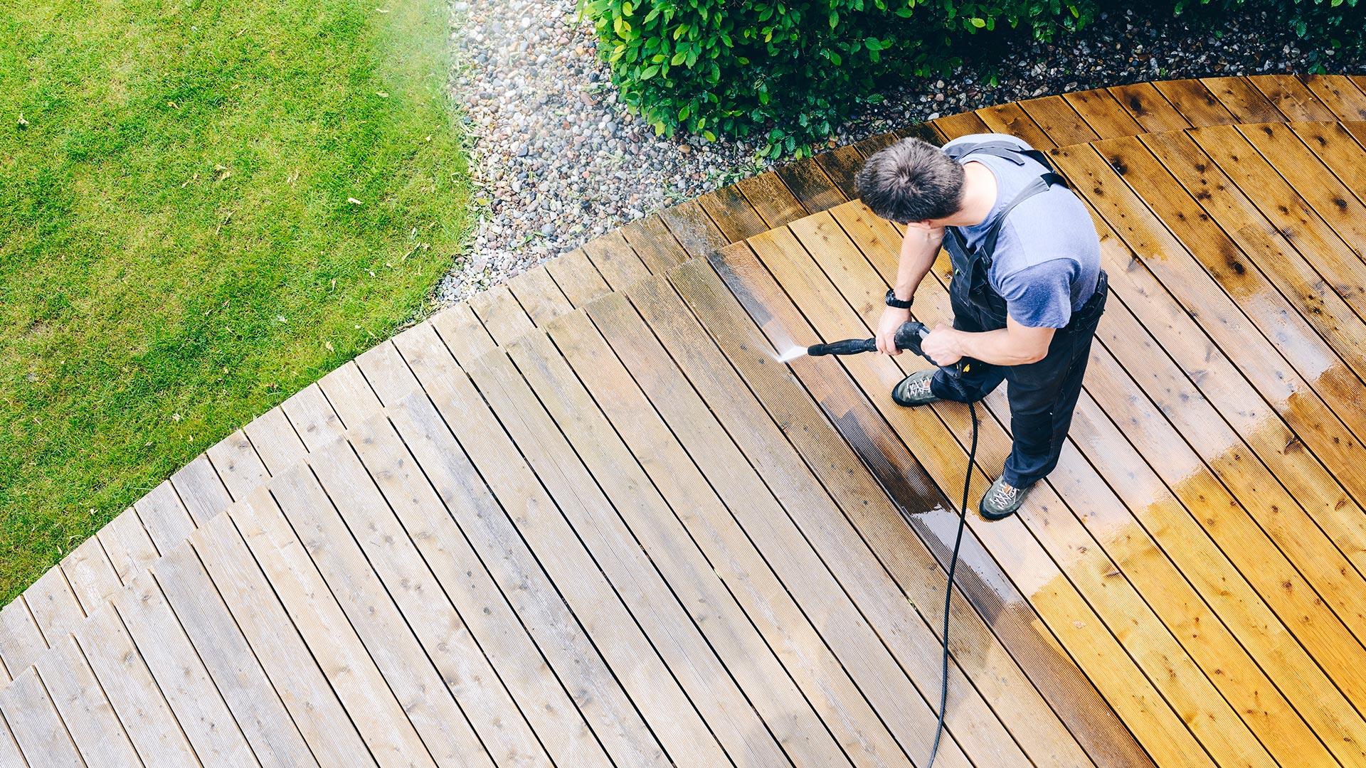 pressure washing